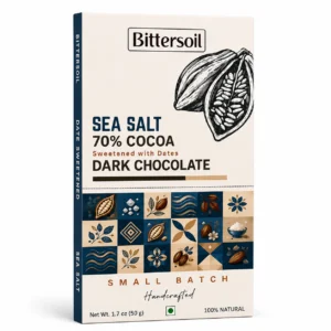 Sea Salt Dark Chocolate Pack Of 1 | Bittersoil