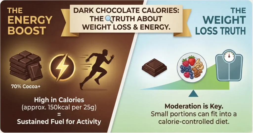 Dark Chocolate Calories The Truth About Weight Loss & Energy.